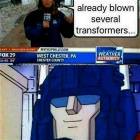 Several Blown Transformers