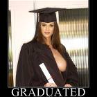 She Graduated