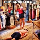 Shopping With The Wife Is Hard Sometimes