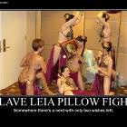 Slave Leia Pillow Fight