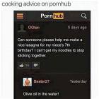 Some Cooking Advice