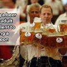 Spilling A Beer