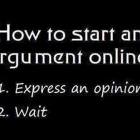 Start An Argument Online