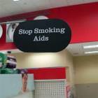 Stop Smoking Aids Sign