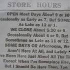 Store Hours