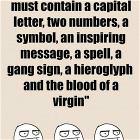 Strong Password Required