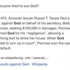 Sued God