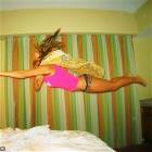 Super Girl Practicing