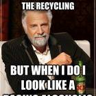 Taking Out The Recycling