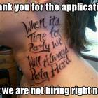Thanks For Your Application