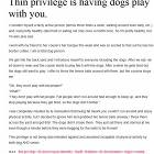 Thin Privilege Is A Thing I Guess