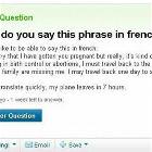 Translate To French