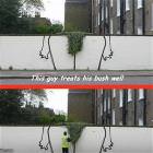 Trims His Bush