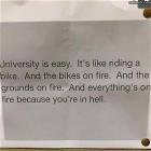 University Is Easy