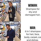 Various Shampoos