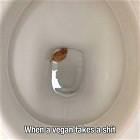 Vegan Taking A Dump