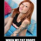 When My Cat Poops