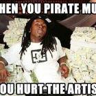When You Pirate Music