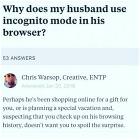 Why Incognito Mode