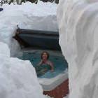 Winter Hot Tub